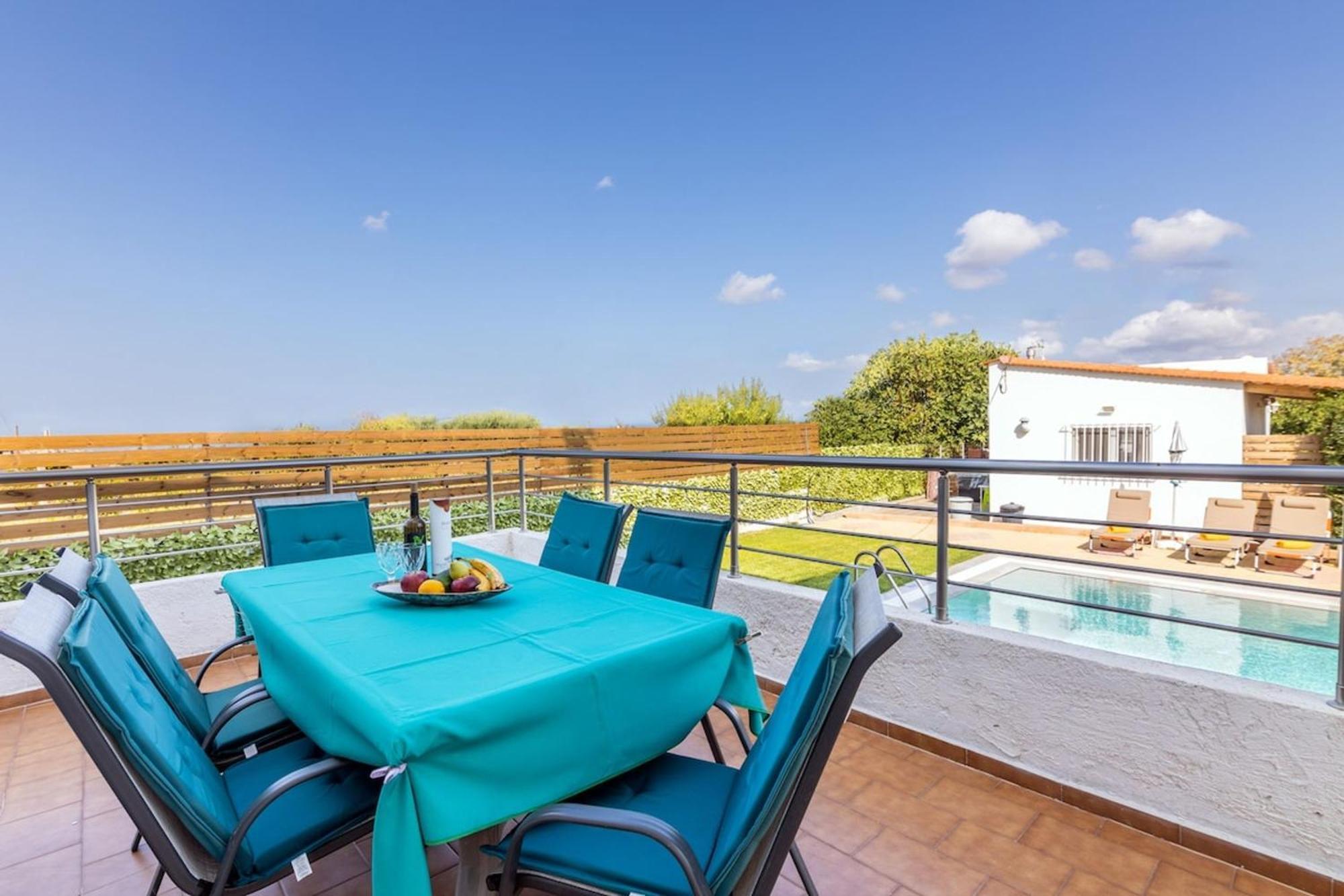 Amazing Villa Chrysanthi With Private Pool In Heraklion Epano Vathia 외부 사진