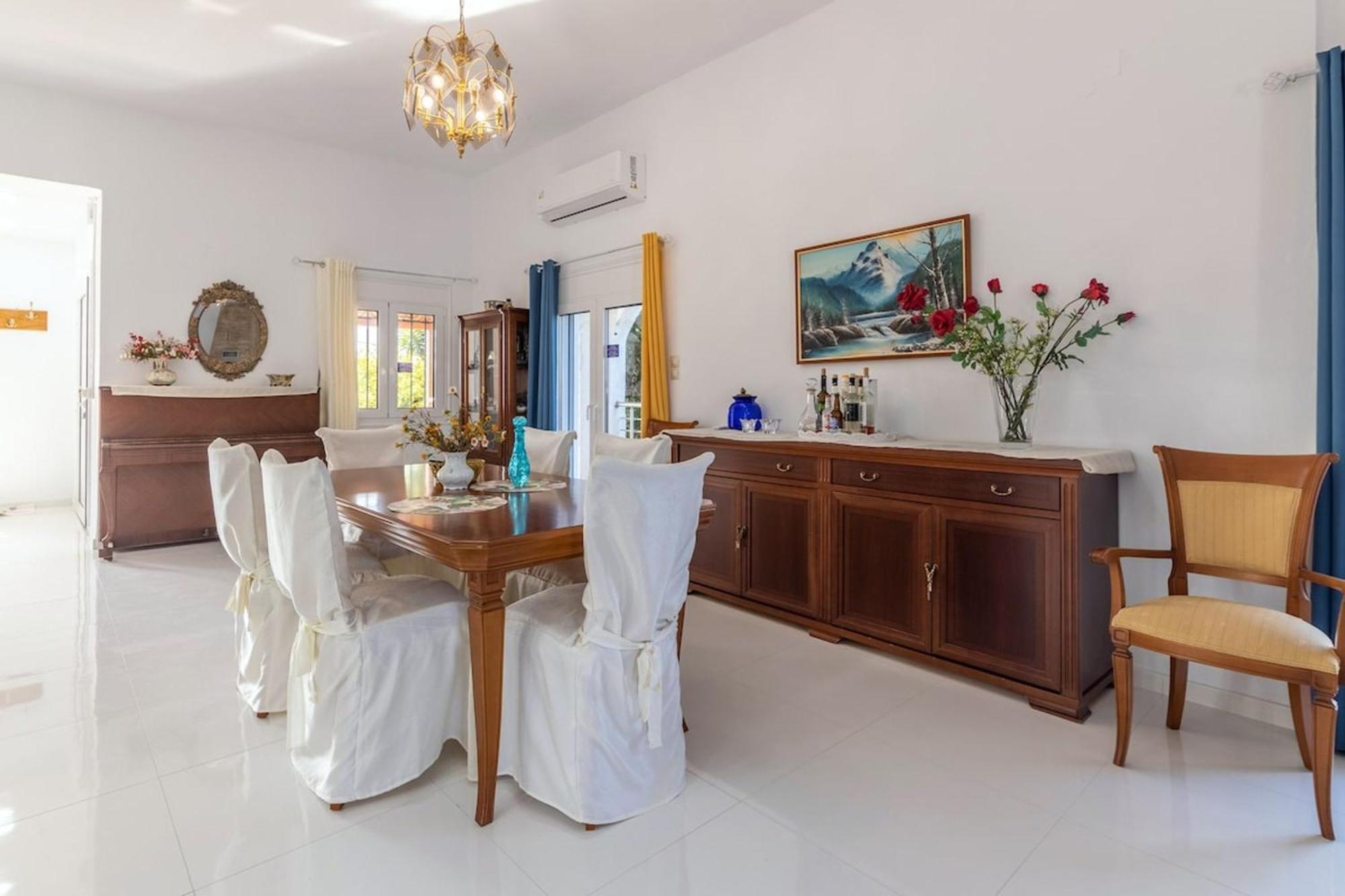 Amazing Villa Chrysanthi With Private Pool In Heraklion Epano Vathia 외부 사진