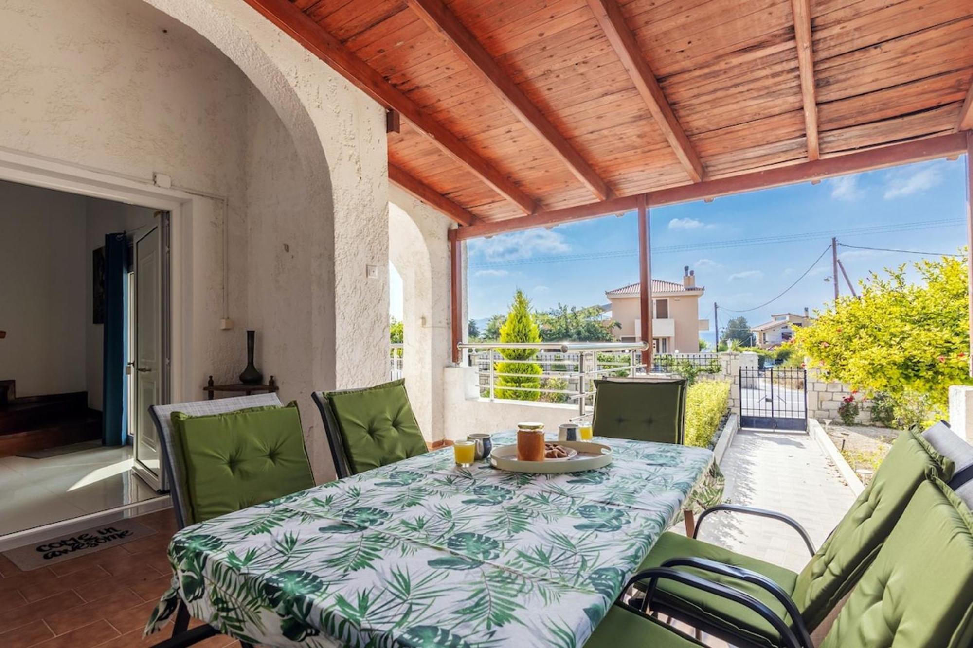 Amazing Villa Chrysanthi With Private Pool In Heraklion Epano Vathia 외부 사진